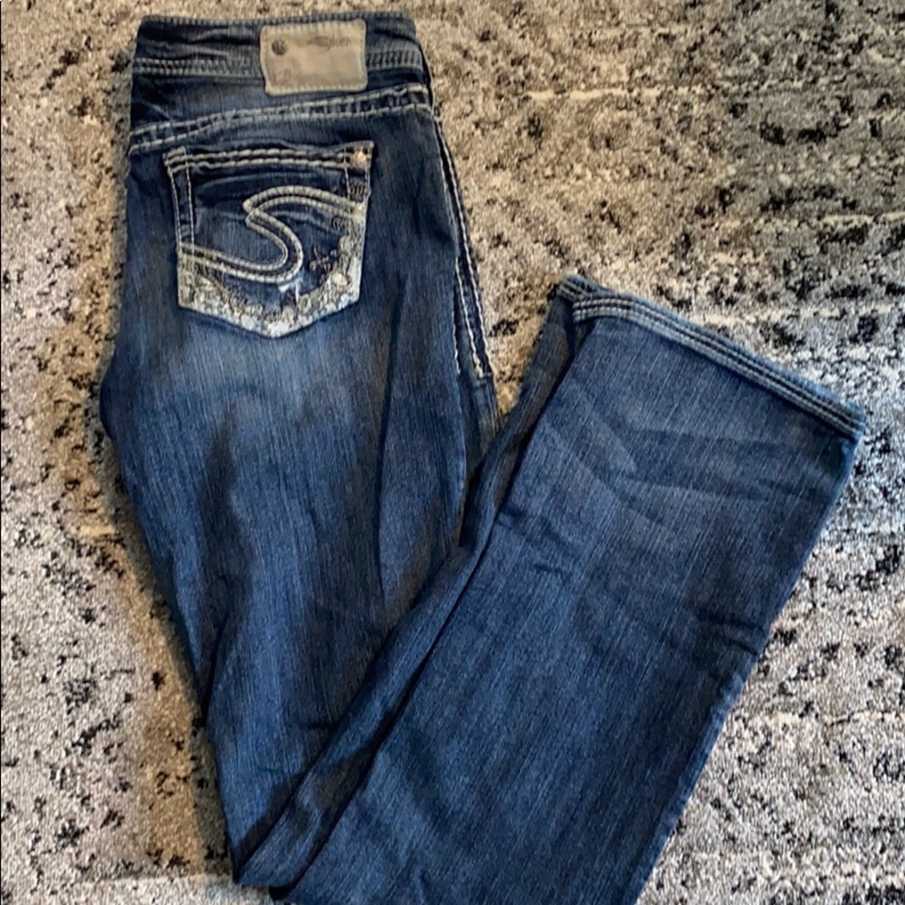 Silver jeans